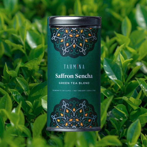 Tahmina Saffron Sencha Green Tea Blend – Tahmina Tea