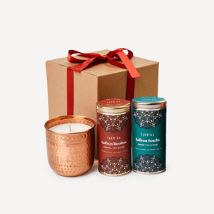 Tahmina x Preemptive Love Candle and Saffron Tea Set