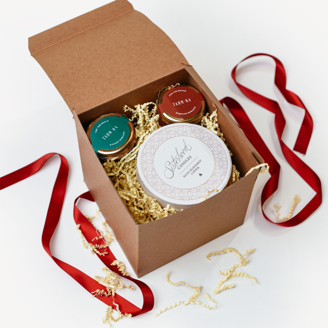Tahmina x Preemptive Love Candle and Saffron Tea Set