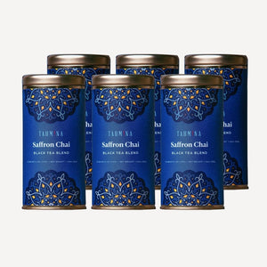 Saffron Chai Black Tea Blend (6 Pack Case)